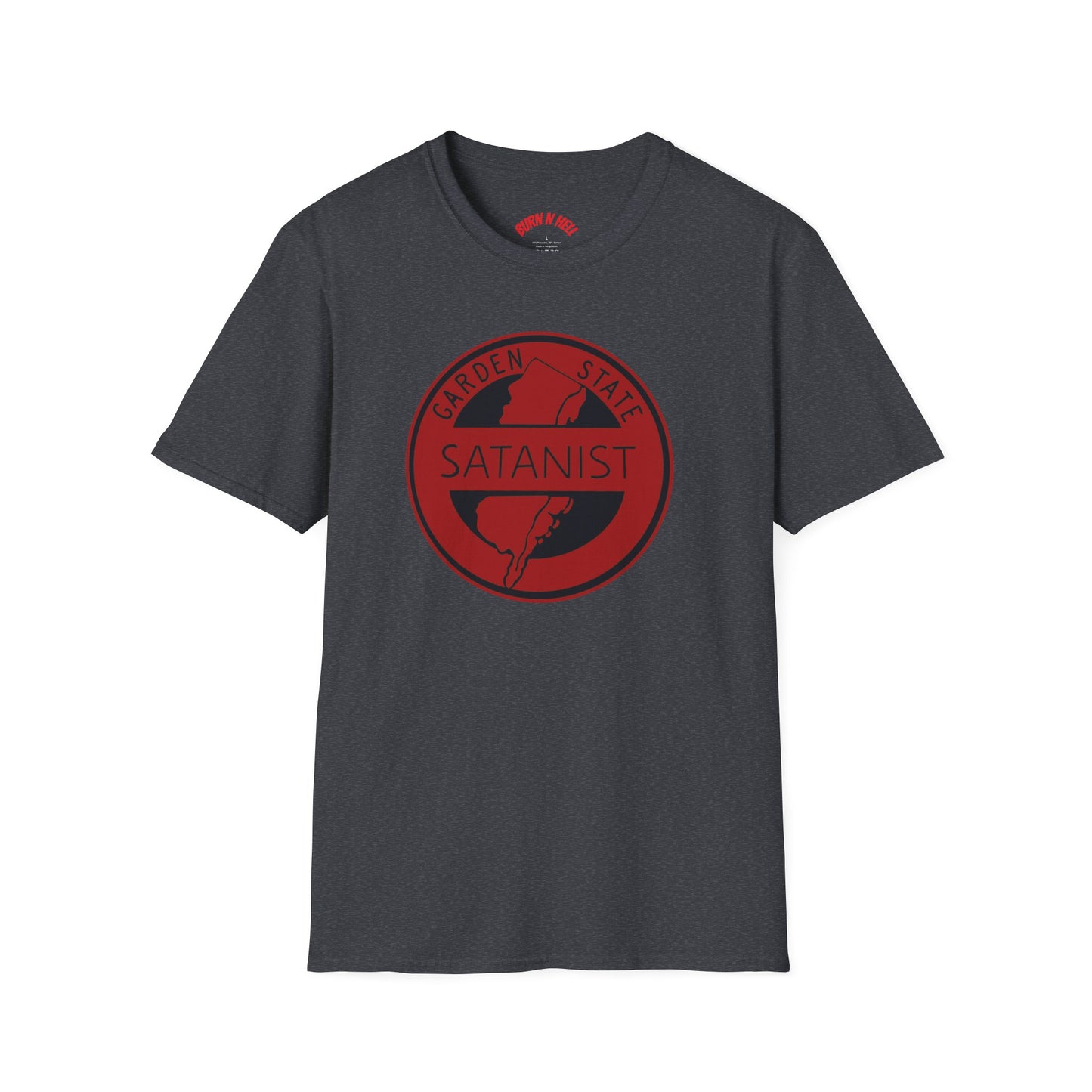 Garden State Satanist Unisex T-Shirt, Vintage Style Tee, Unique Gift, Everyday Casual Wear, Alternative Fashion, Edgy Graphic Shirt