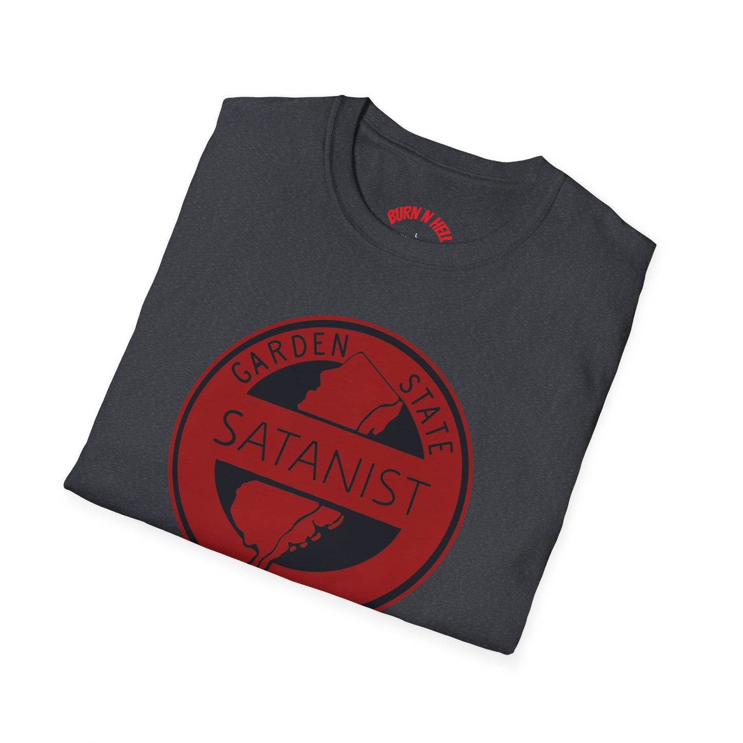 Garden State Satanist Unisex T-Shirt, Vintage Style Tee, Unique Gift, Everyday Casual Wear, Alternative Fashion, Edgy Graphic Shirt