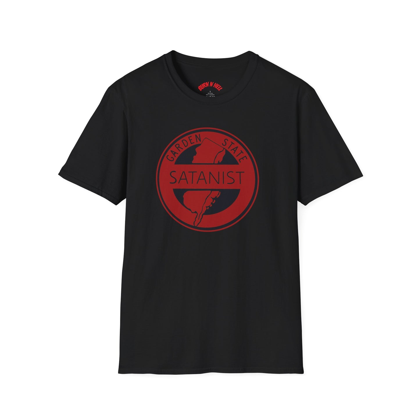 Garden State Satanist Unisex T-Shirt, Vintage Style Tee, Unique Gift, Everyday Casual Wear, Alternative Fashion, Edgy Graphic Shirt