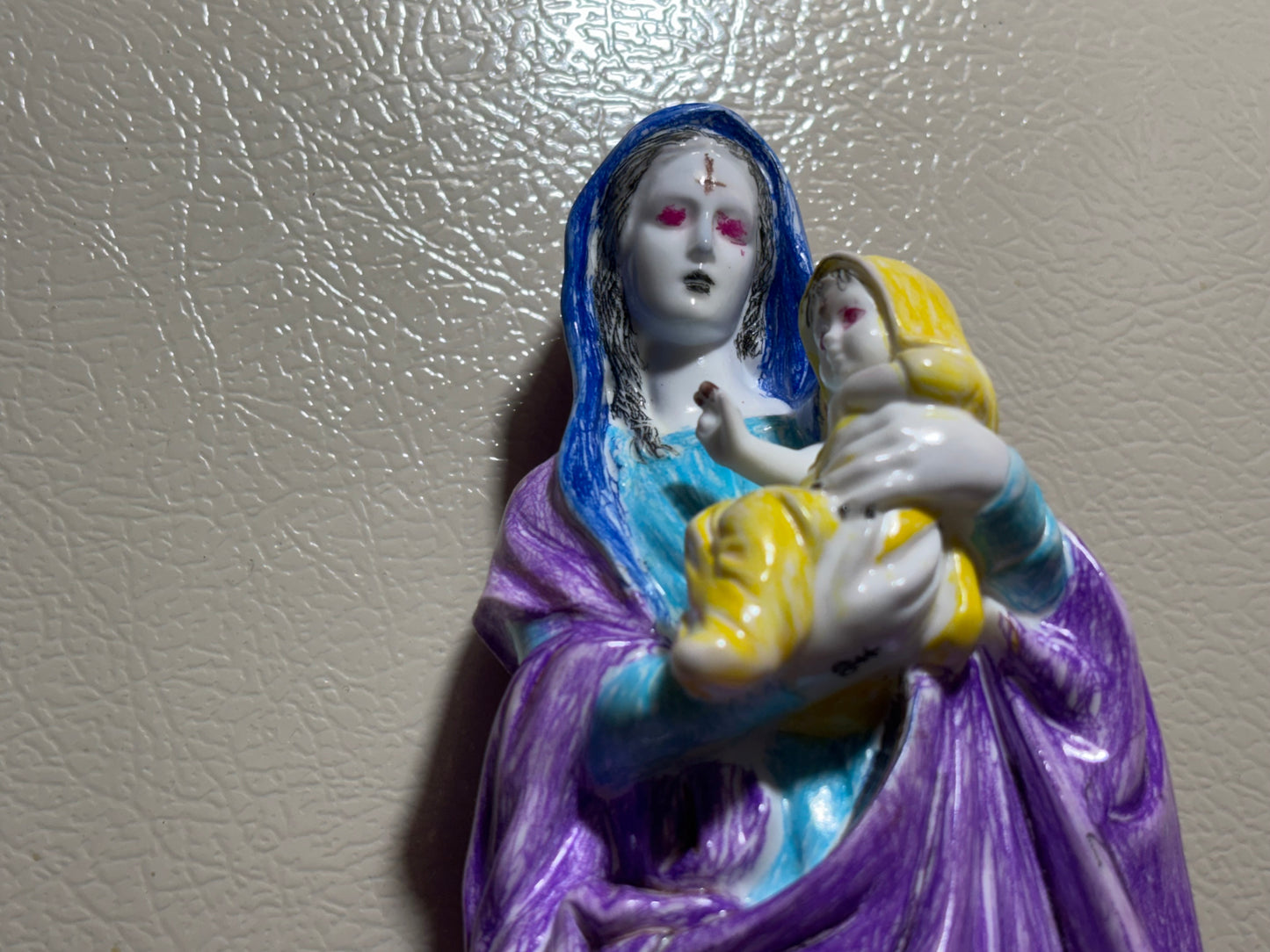 Mother & Child, colorized.
